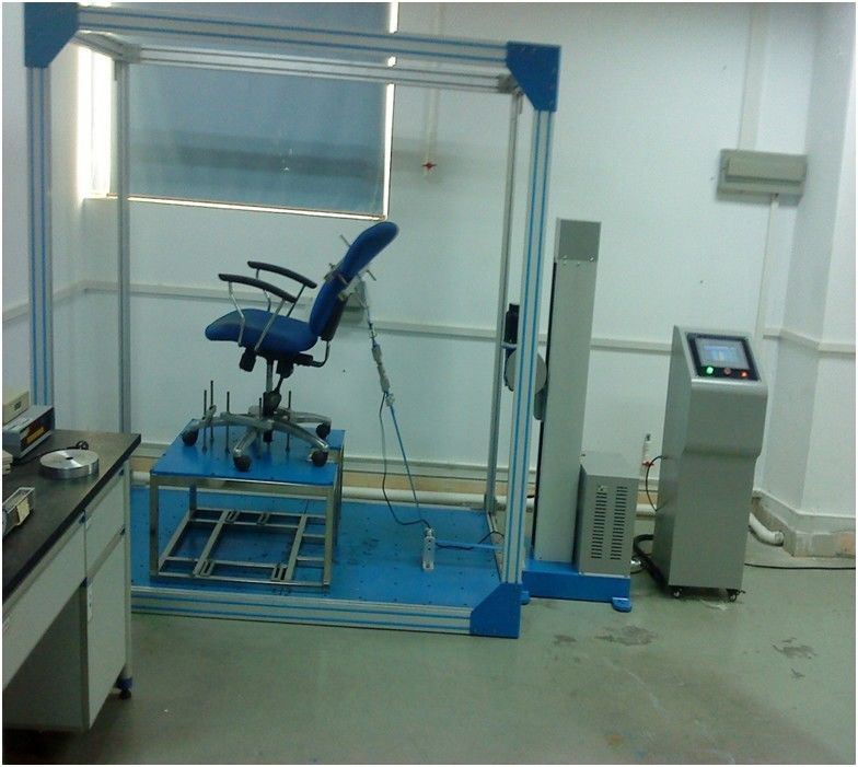 PLC LCD Furniture Testing Machines , Chair Back Push Impact Strength