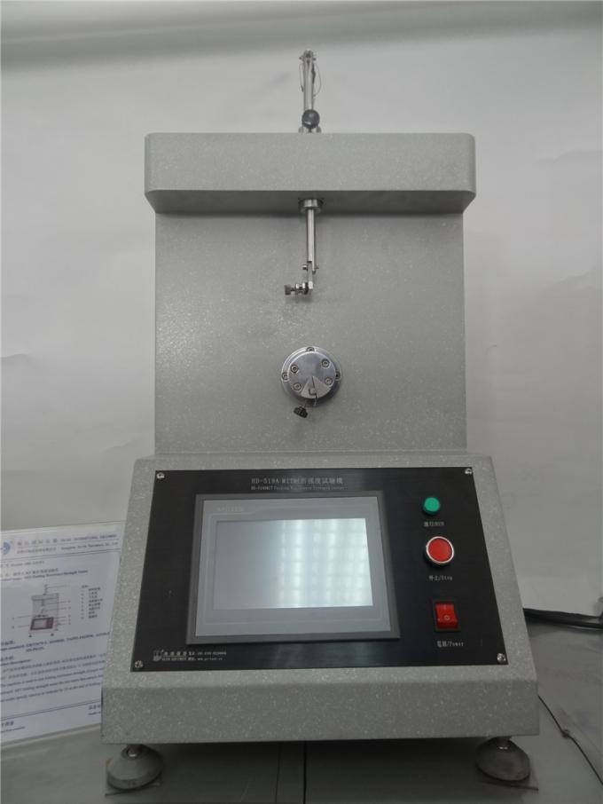 LCD Paperboard Paper Testing Equipments , Touch Screen Control MIT Folding Ftrength Endurance Tester