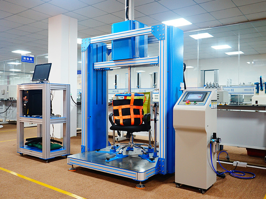 Impact Chair Drop Testing Machine , Furniture Test Equipment manufacturer