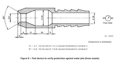 IPX5/IPX6 Automatic Environmental Testing Machine For Water Rain Shower