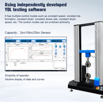 Rubber Tensile Strength Testing Equipment With Panasonic Servo Motor