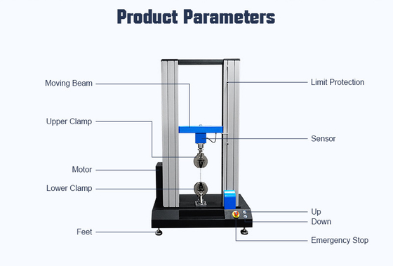 Computer Control 500kg Steel Wire Universal Tensile Test Machine