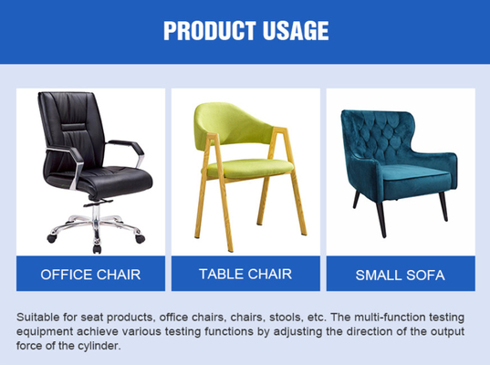 Furniture Testing Machines BIFMA X 5.1 , Chair Arm And Leg Cyclic Durability Tester