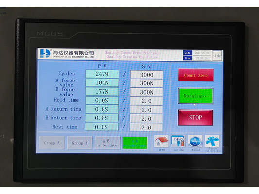 Horizontal Thrust Furniture Testing Machines For Chair Arm And Leg Durability