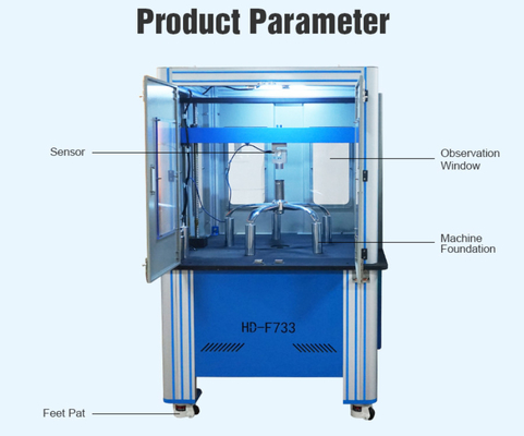 Automatic Furniture Testing Machines , Chair Vertical Force Durability Tester Manufacturer