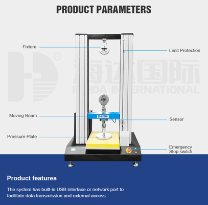 Sponge Furniture Testing Machines foam indentation hardness testing machine