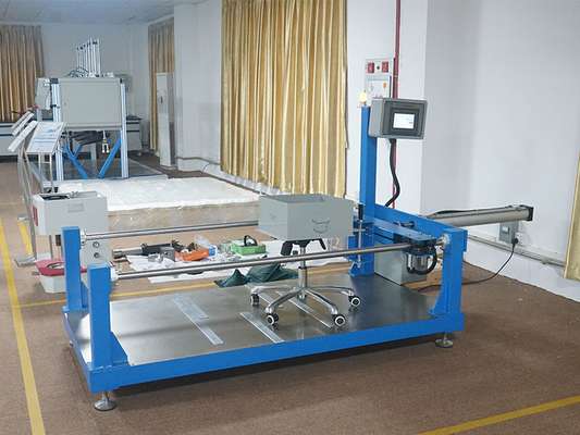 Sliding Resistant Furniture Testing Machines With 12mm Steel Plate For Rolling Office Chair