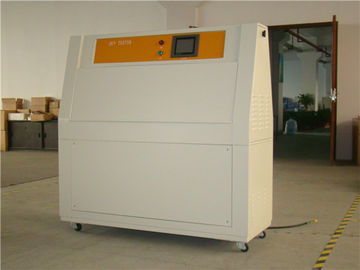 Steel Plate UV Aging Test Chamber , Lamp Fabric UV Accelerated Weathering Testing Machine