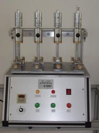 Stable Rubber Testing Machine , Rubber / Leather Fabric Color Shedding Level Tester