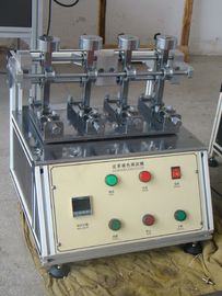 Stable Rubber Testing Machine , Rubber / Leather Fabric Color Shedding Level Tester