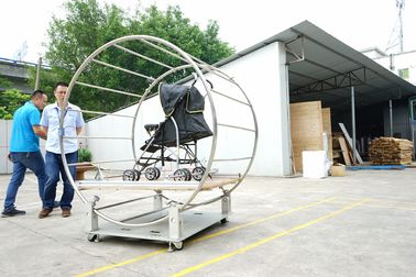 Manual Strollers Testing Machine Baby Carriages 100 ° Turntable