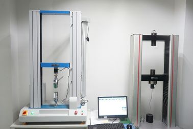 Double Column Universal Tensile Strength Testing Machine For Plastic / Rubber / Fabric