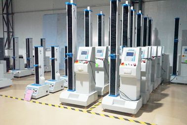 Microcomputer 500N Leather Tensile Testing Machines With High Precise Ball Screw