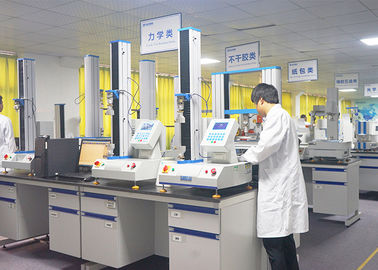 Microcomputer 500N Leather Tensile Testing Machines With High Precise Ball Screw