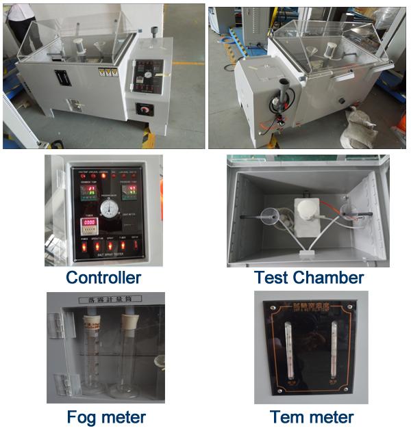 Continual/ cyclic 600Lspraying corrosion trial salt fog test chamber ...